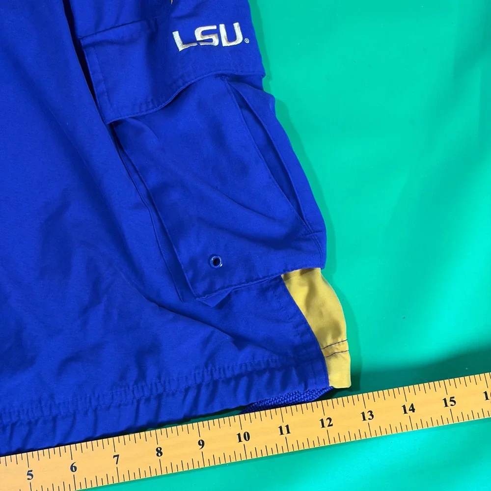 Nike LSU Tigers Cargo Athletic Shorts Mens XL Purple/Gold Zip Pocket NCAA  Snike